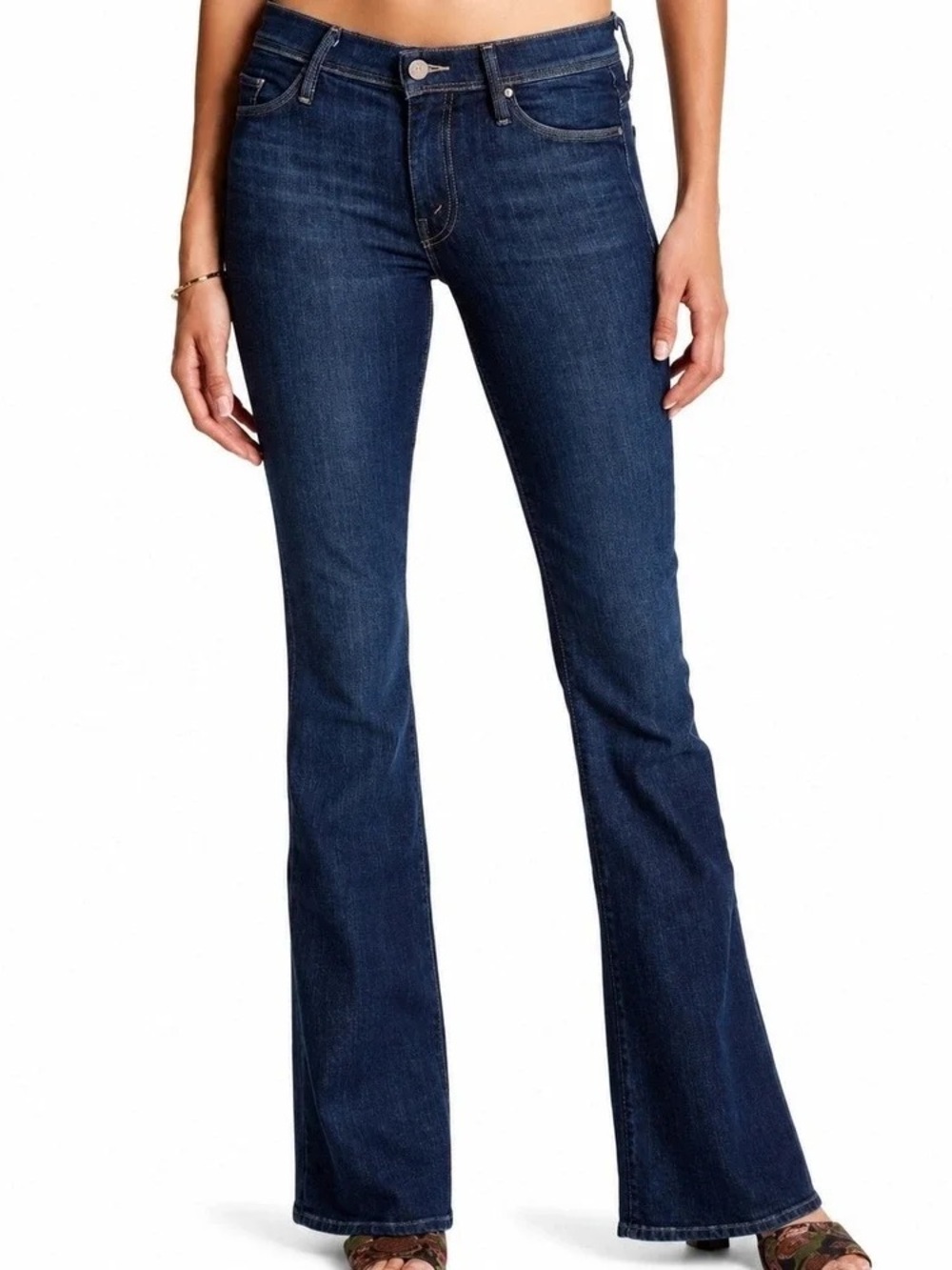 MOTHER Denim The Cruiser Flare 
 Jeans size 27 in Clean Sweep Dark Wash